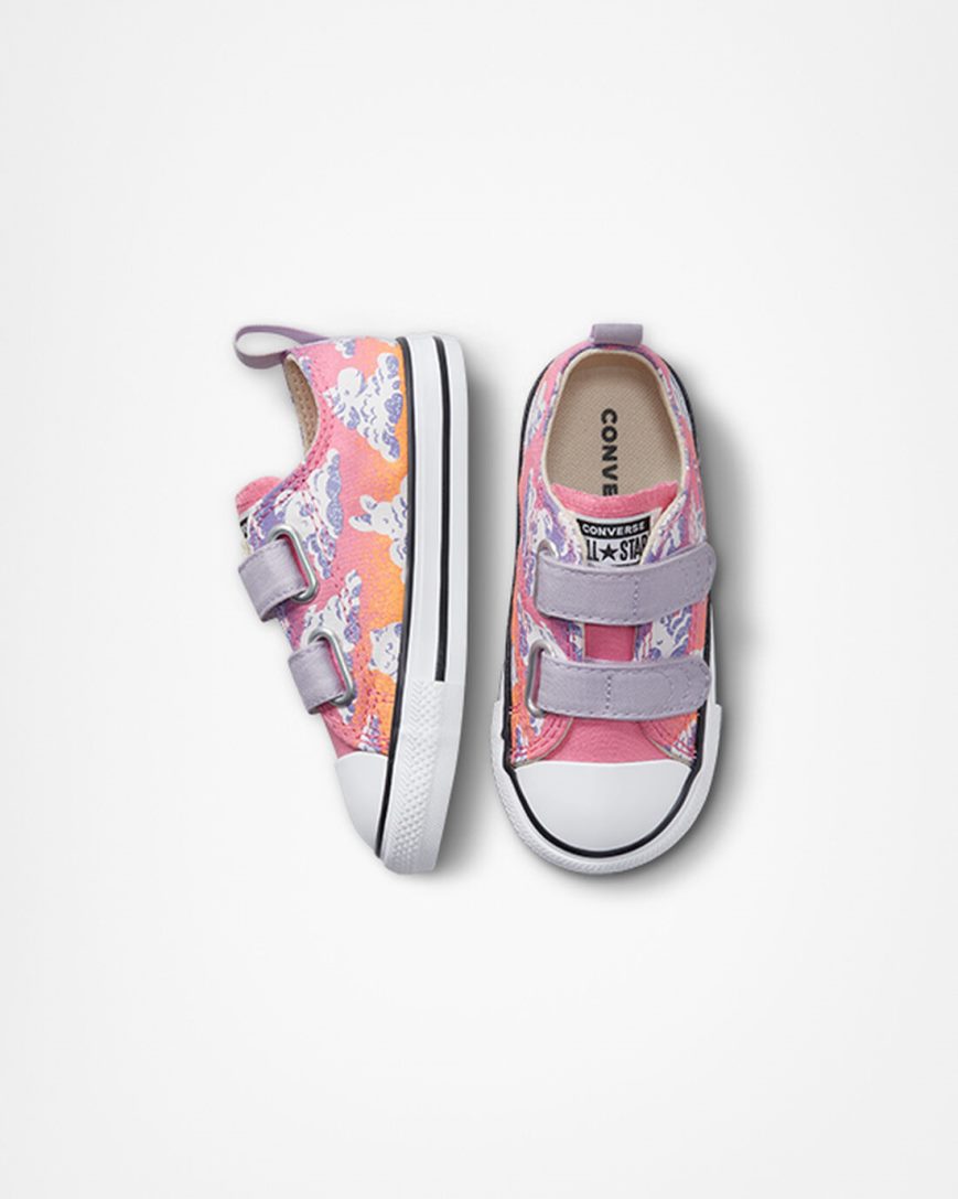 Zapatillas Bajas Converse Chuck Taylor All Star Easy-On Cloud Gazer Niña Moradas Rosas | PE 8EW04L